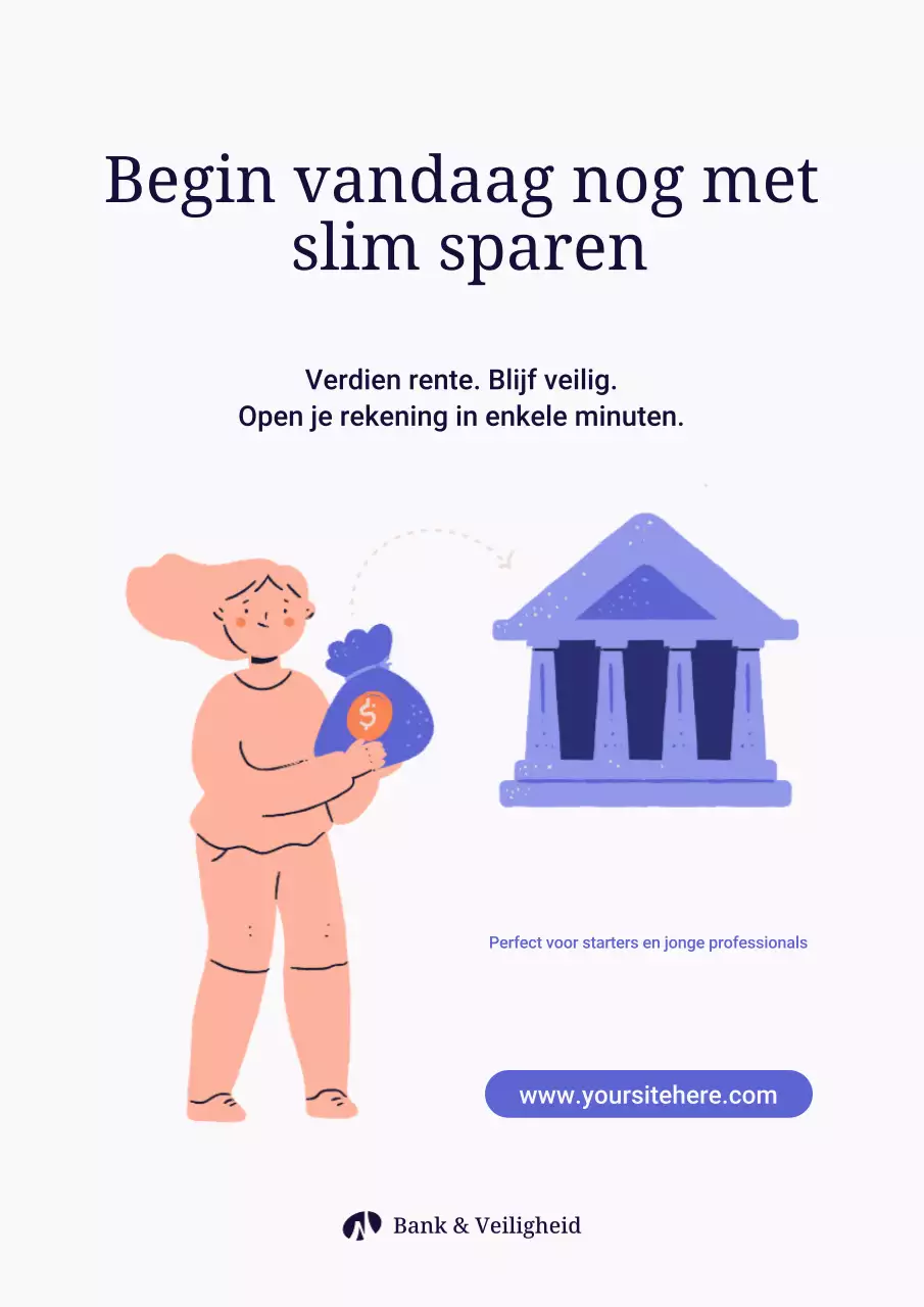 paarse moderne spaaradvertentie