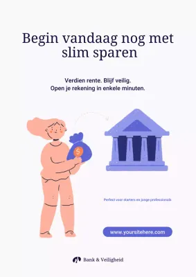 paarse moderne spaaradvertentie