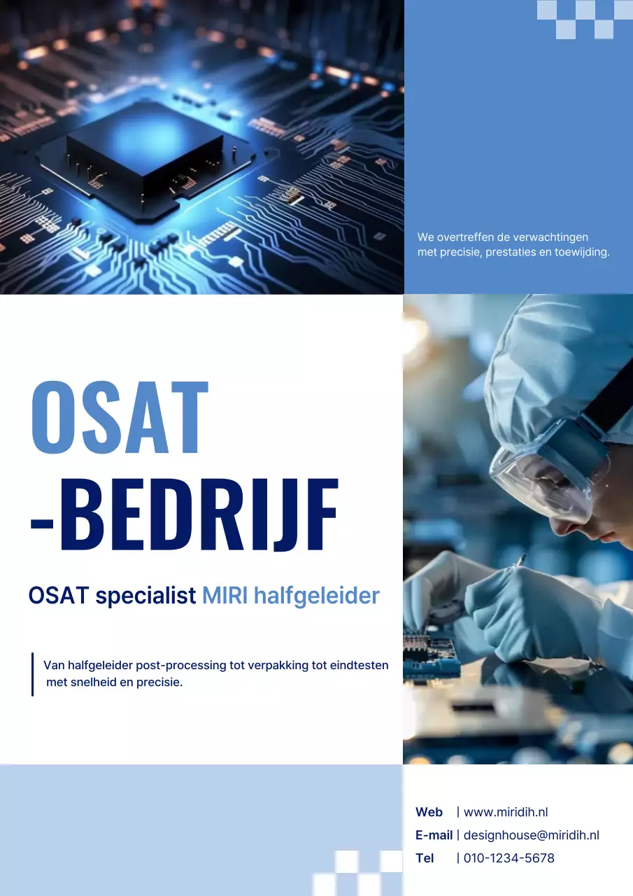 Promotie van Blue Modern Semiconductor