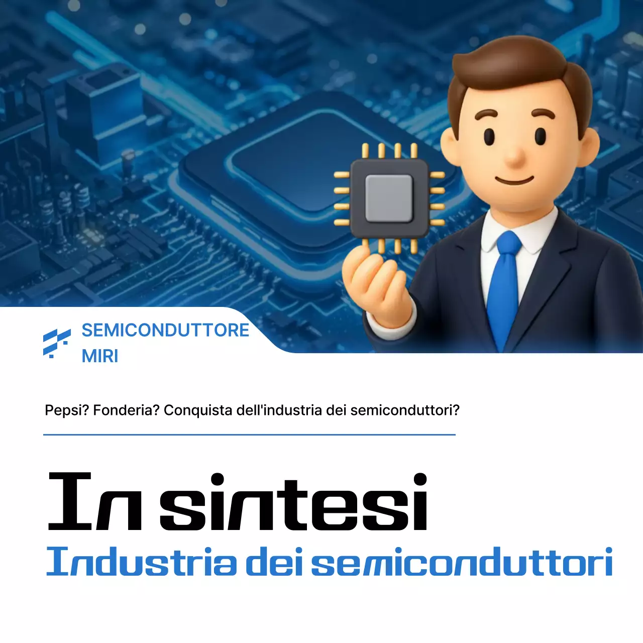Trasmissione di informazioni sui semiconduttori moderni blu