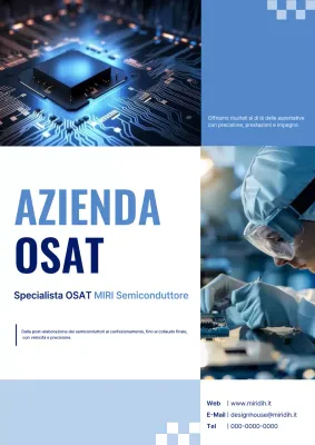 Promozione Blue Modern Semiconductor