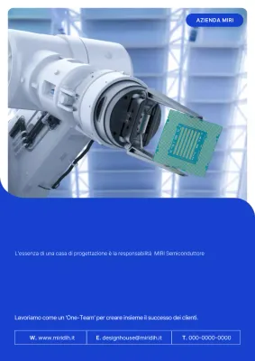 Pubblicità Blue Modern Semiconductor