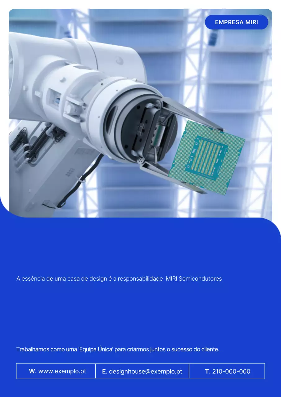 Anúncio da Blue Modern Semiconductor