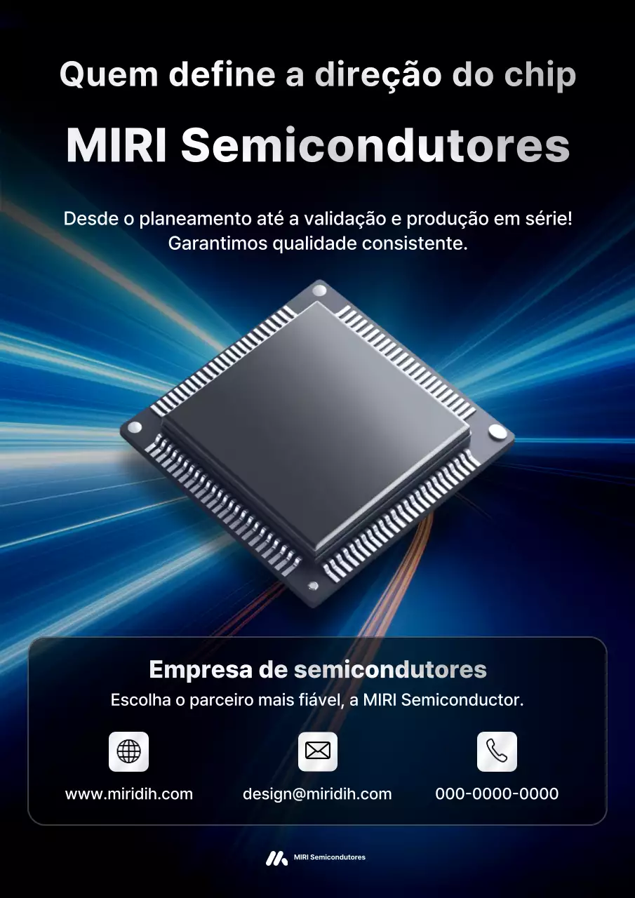 Anúncio da Blue Modern Semiconductor
