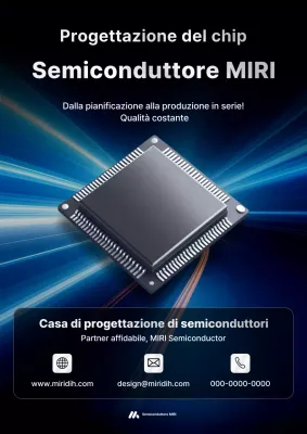 Pubblicità Blue Modern Semiconductor
