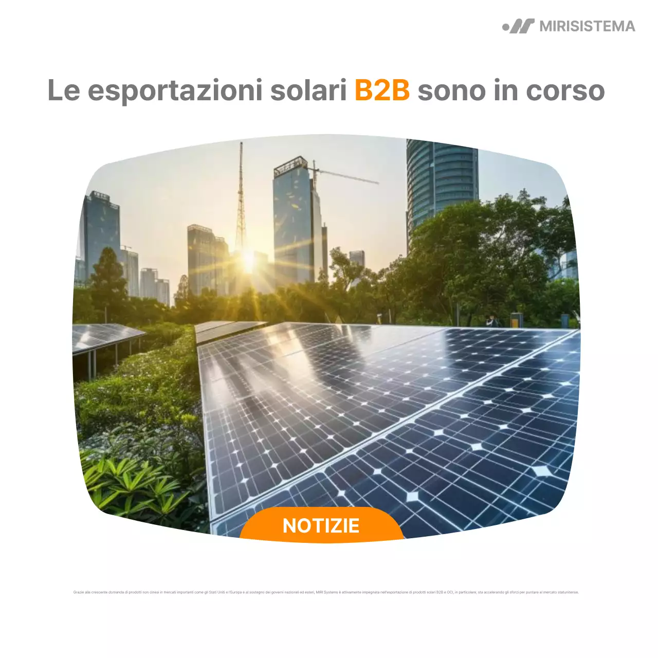 Promozione Energia Moderna Arancione