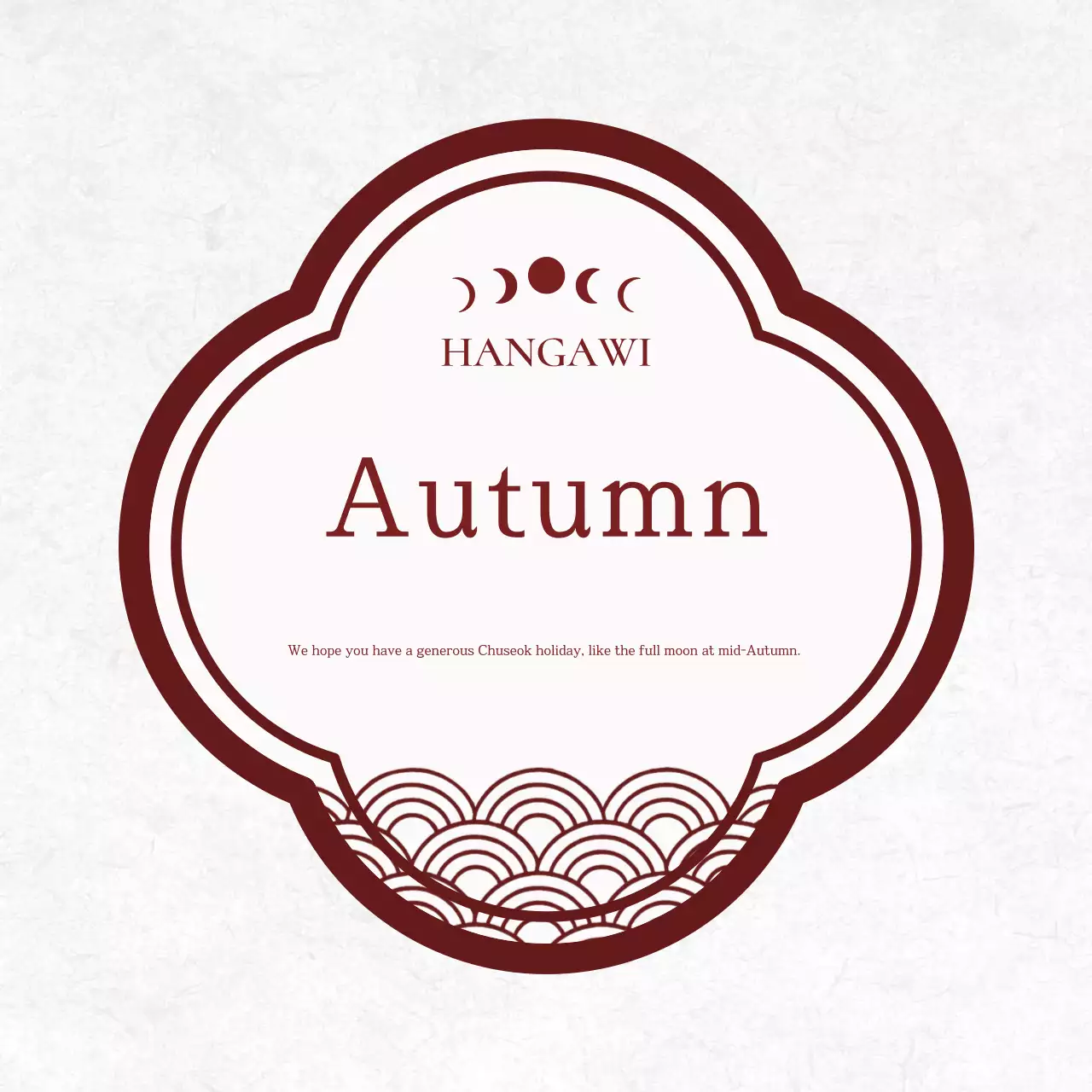 Peringatan Tradisional Chuseok Merah