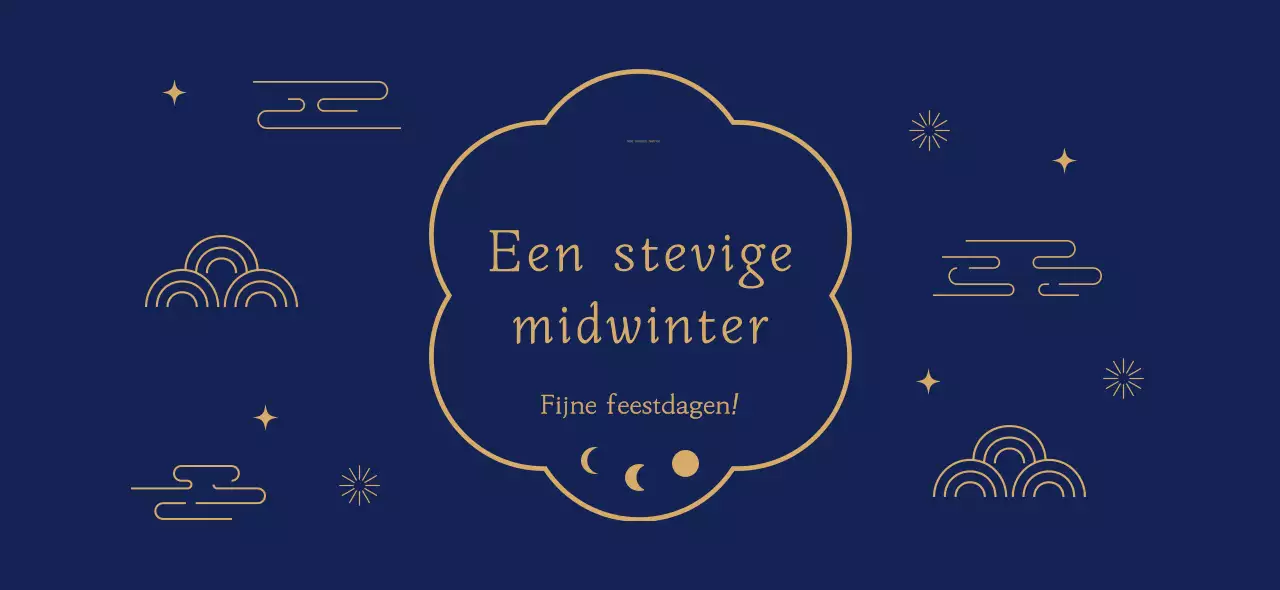 Traditionele Chuseok-begroetingen in het blauw