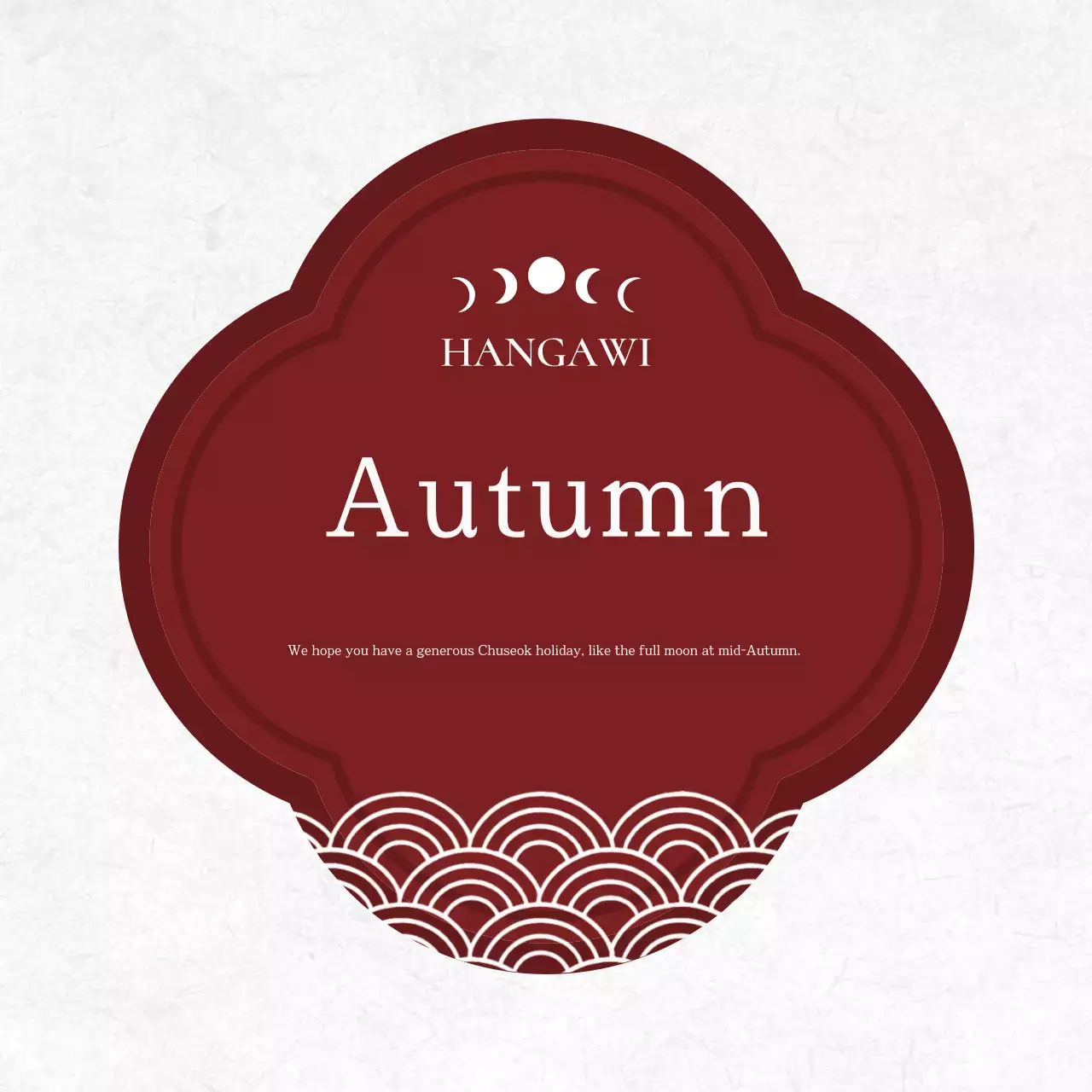 Peringatan Tradisional Chuseok Merah