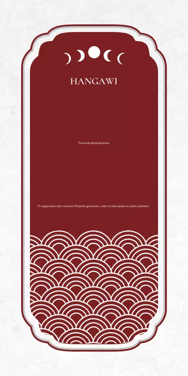 Commemorazione del tradizionale Chuseok rosso