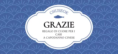 Grazie al Chuseok classico blu