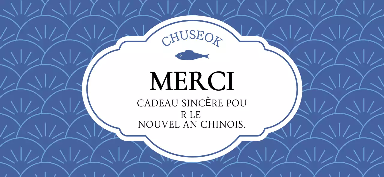 Blue Classic Chuseok Merci