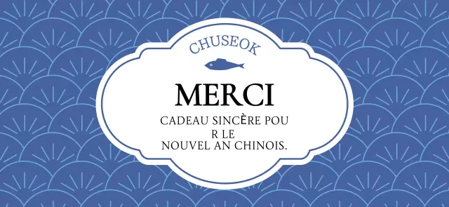 Blue Classic Chuseok Merci