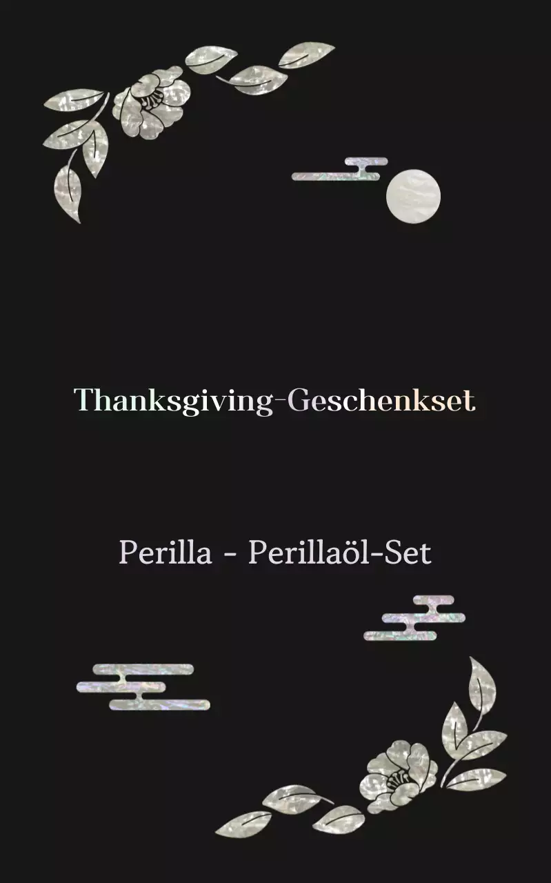 Schwarzes traditionelles Chuseok-Event