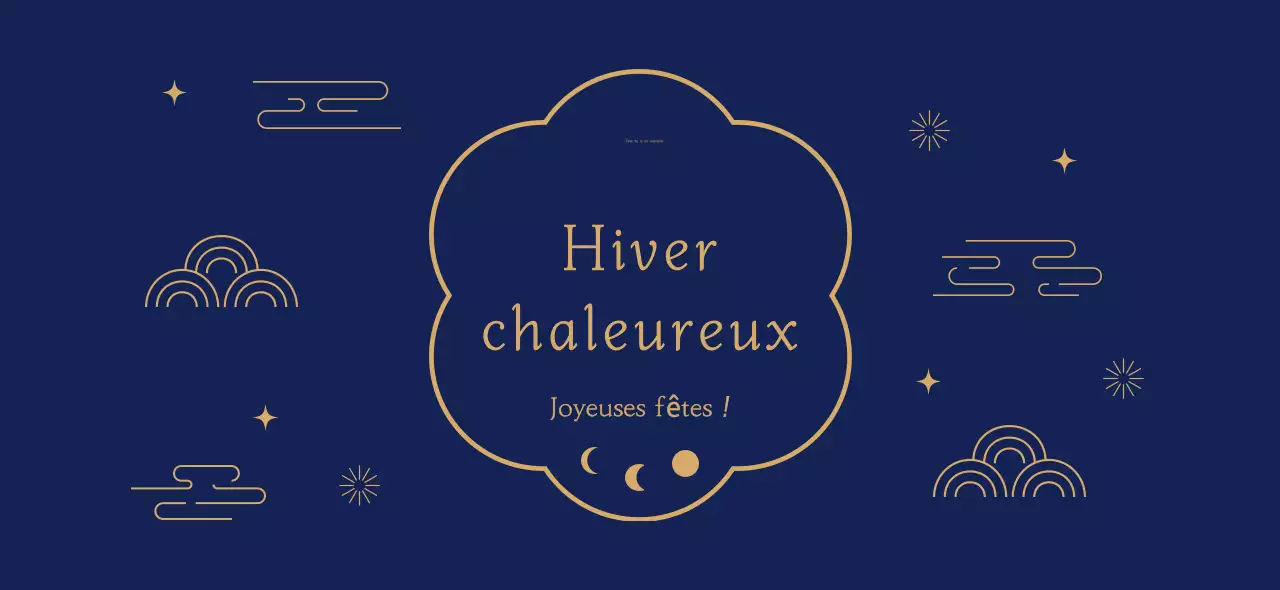 Salutations traditionnelles de Chuseok en bleu