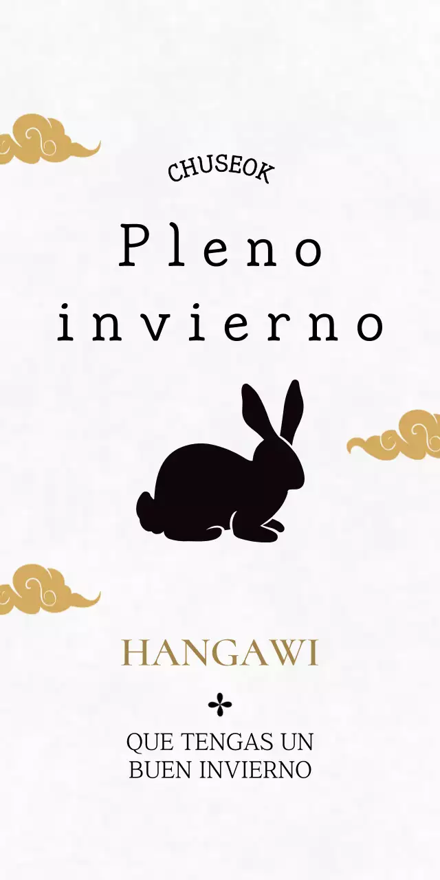 Saludos tradicionales blancos de Chuseok