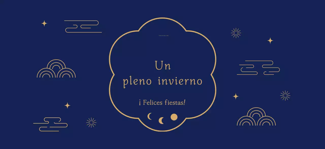 Saludos tradicionales de Chuseok en azul