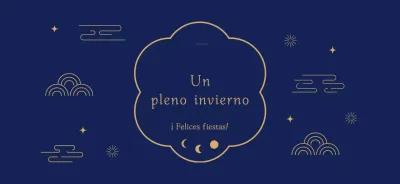 Saludos tradicionales de Chuseok en azul