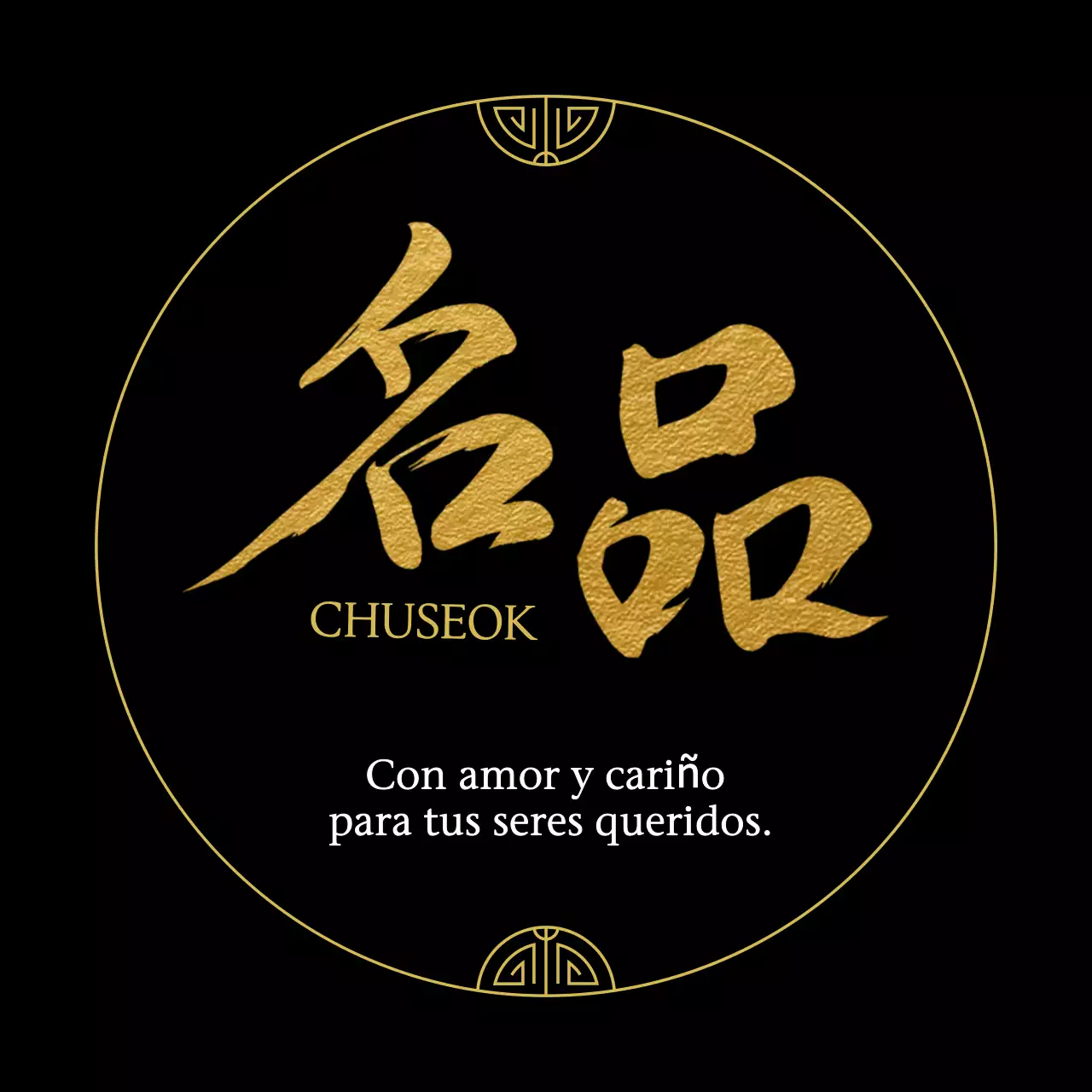 Exposición especial de Chuseok tradicional negro