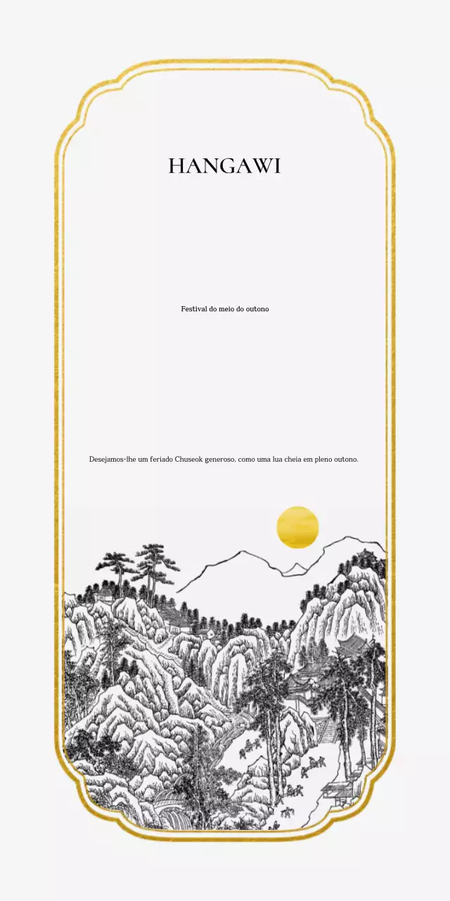 Saudações tradicionais brancas de Chuseok