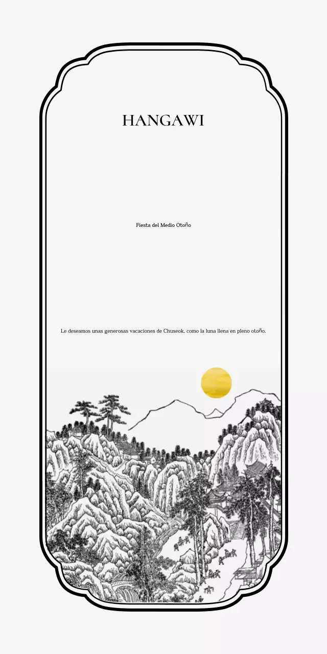 Saludos tradicionales blancos de Chuseok