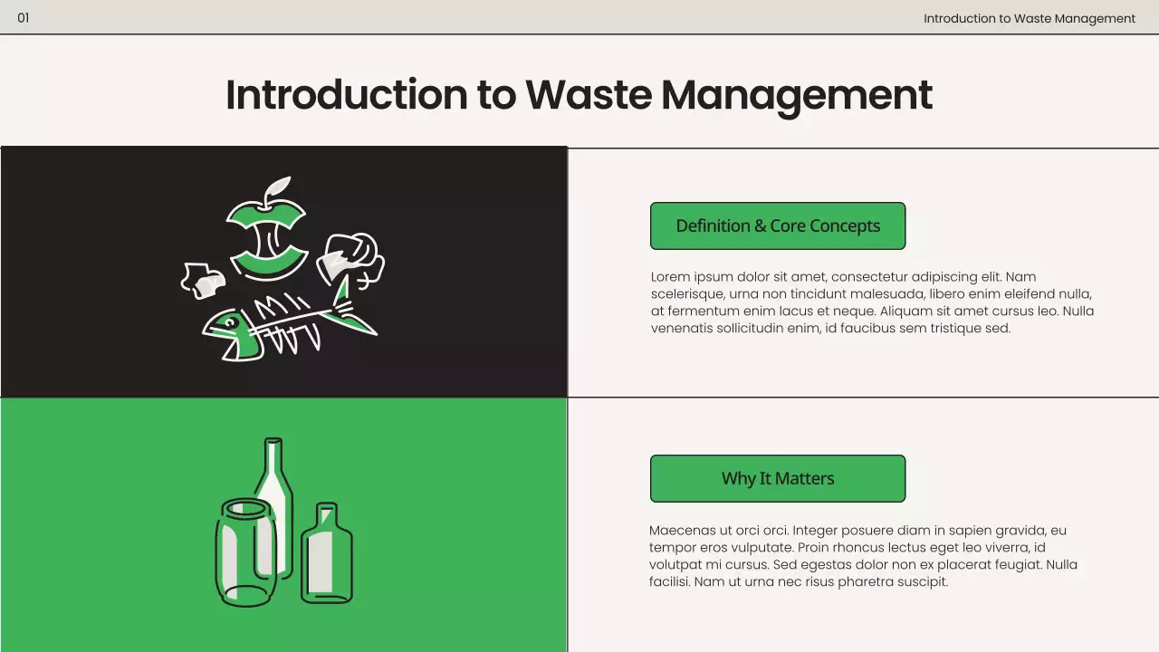 Green Modern Sustainability Guide Presentation