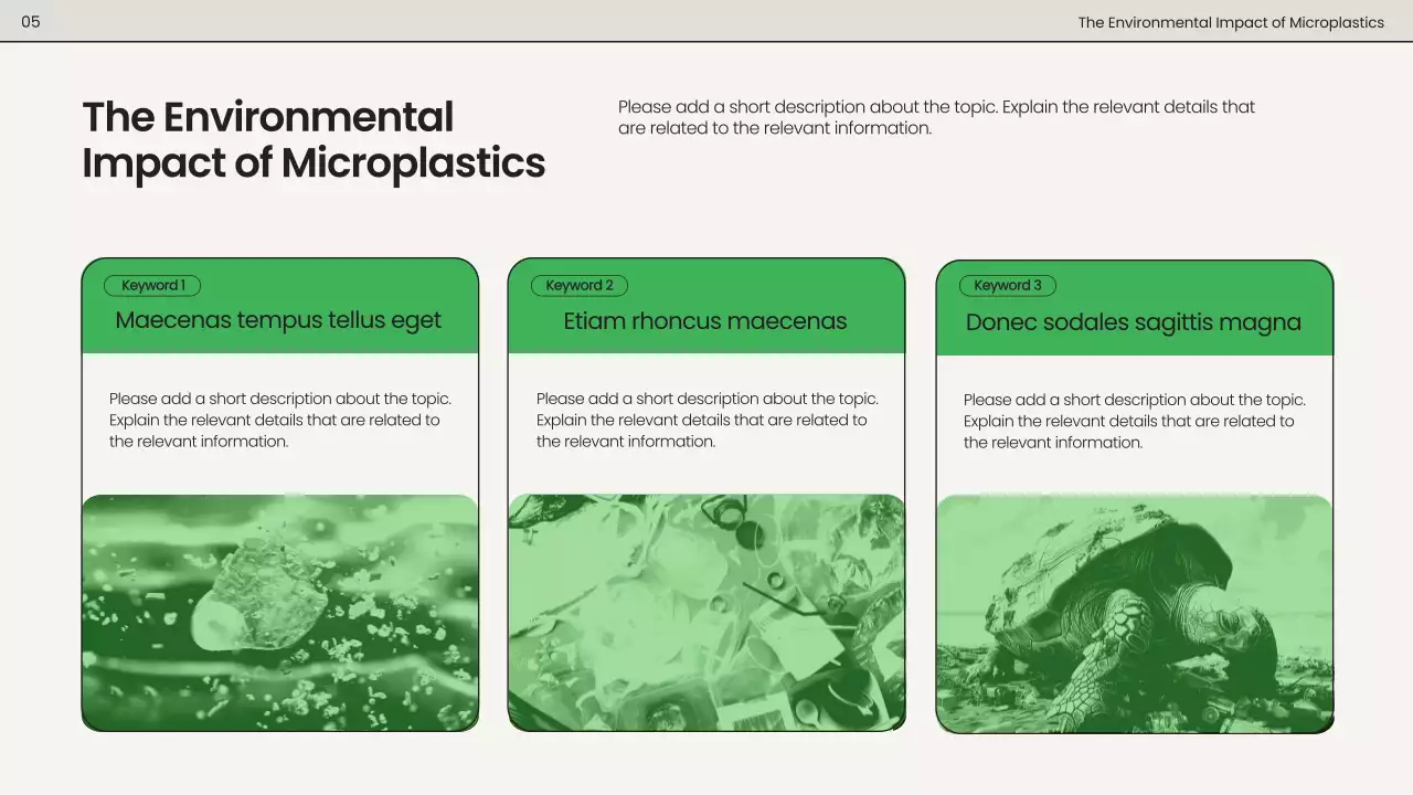 Green Modern Sustainability Guide Presentation