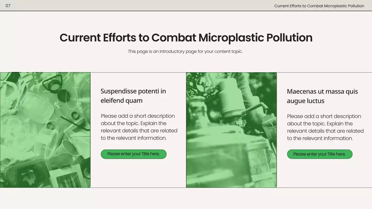 Green Modern Sustainability Guide Presentation