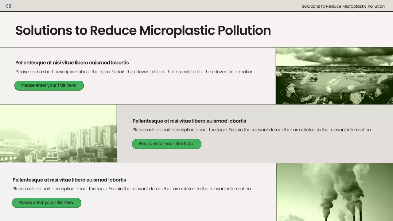 Green Modern Sustainability Guide Presentation