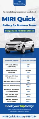 promoção automotiva moderna azul