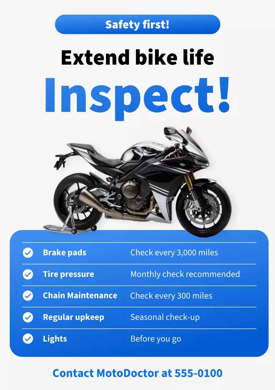 hướng dẫn bảo dưỡng xe máy hiện đại màu xanh