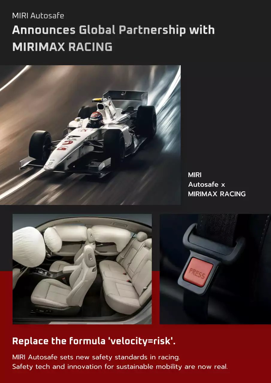 anúncio de corrida moderna preta