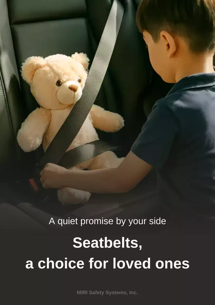 iklan keselamatan sederhana berwarna krem