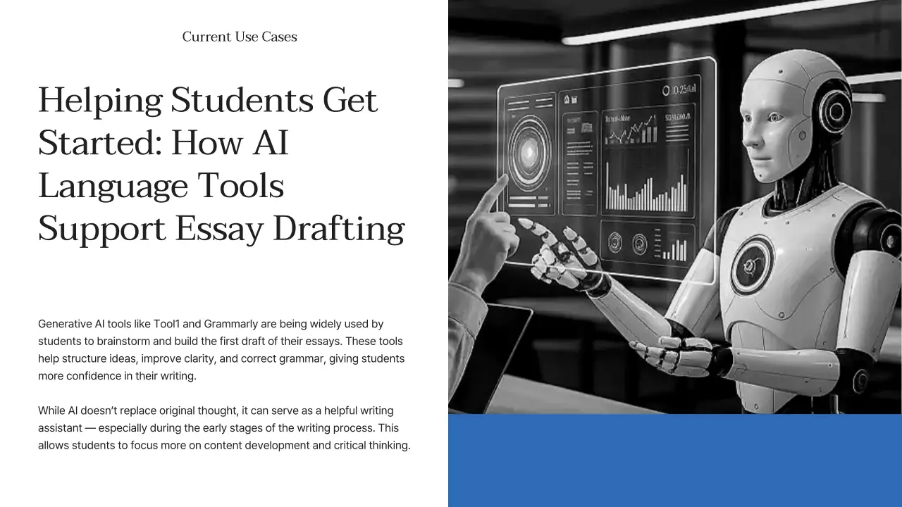 Blue Modern AI Lecture Presentation