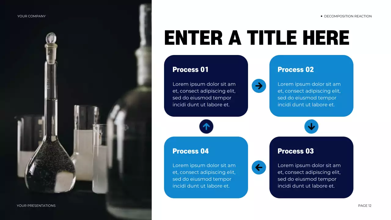 navy modern chemistry presentation