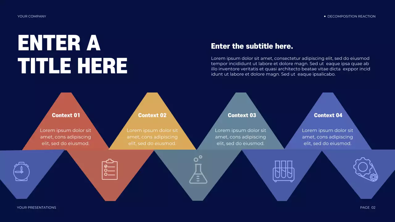 navy modern chemistry presentation