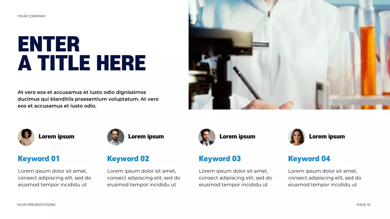 navy modern chemistry presentation