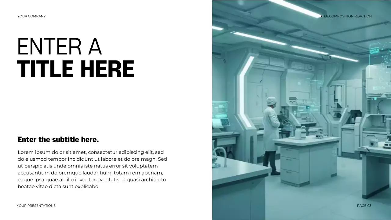 navy modern chemistry presentation