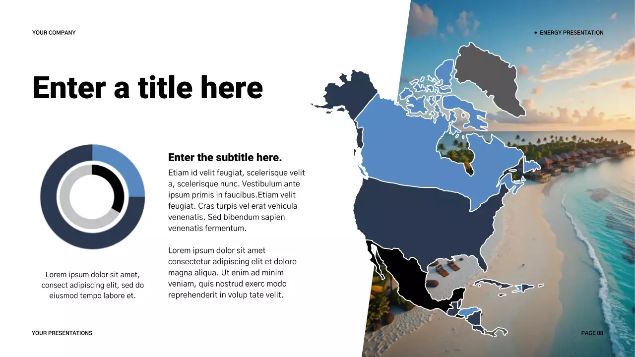 blue modern energy presentation