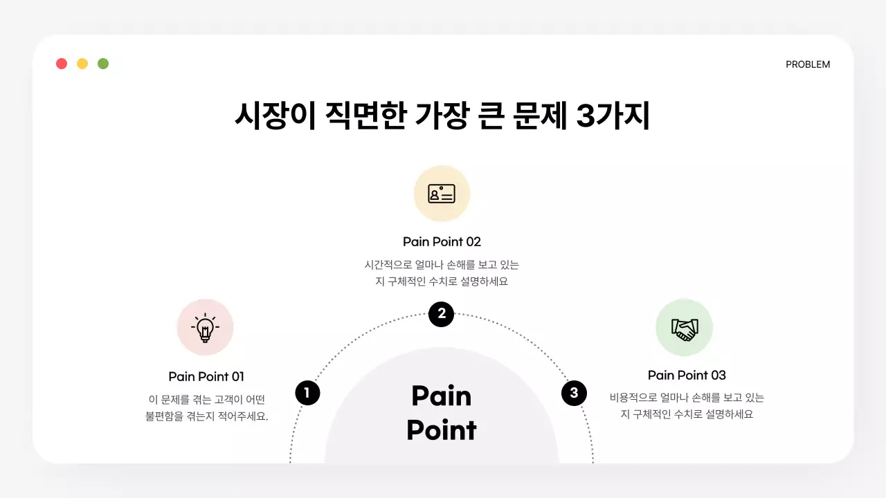 검정 모던 투자 설명서 정보 전달 IR