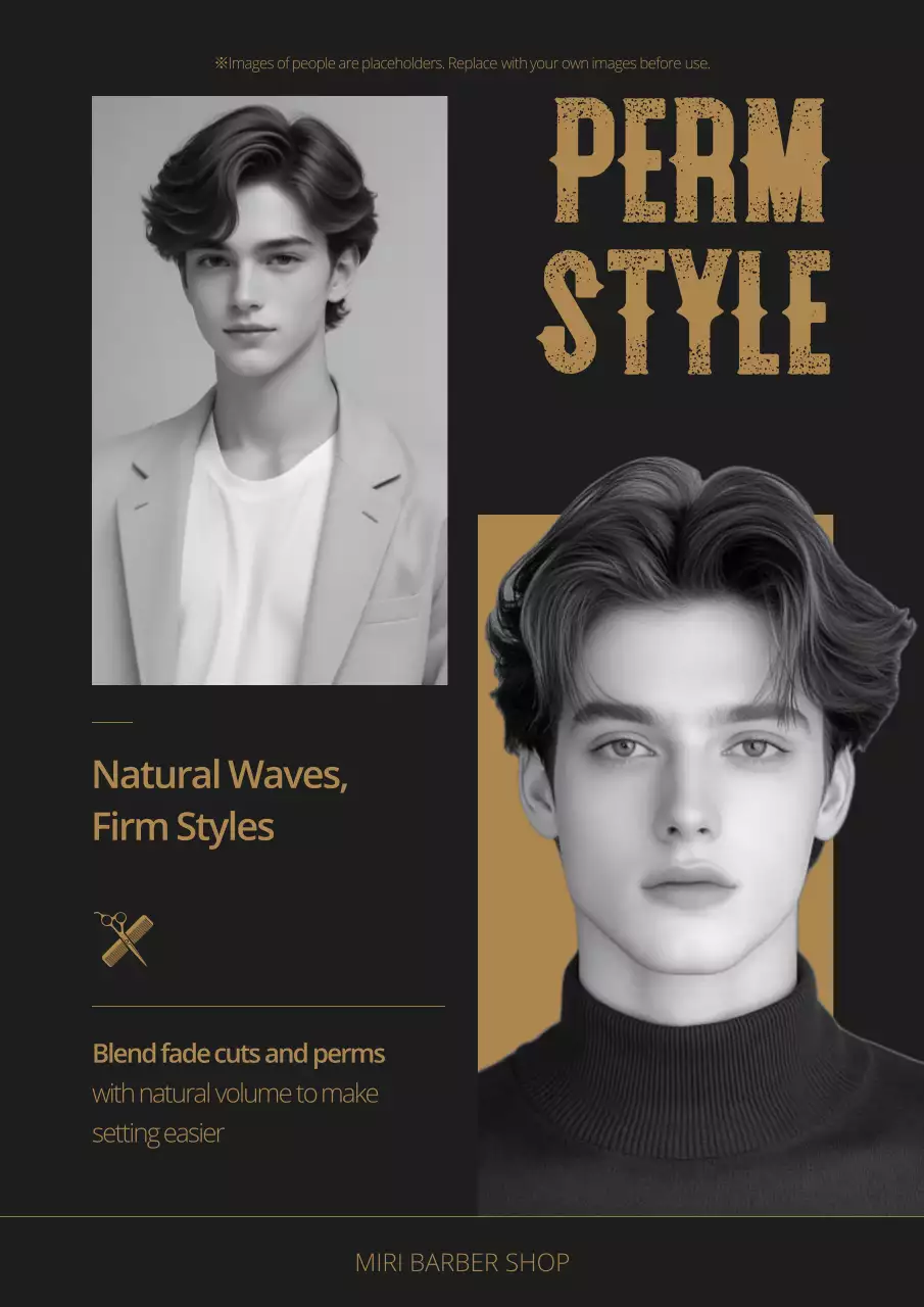 brown vintage grooming guide