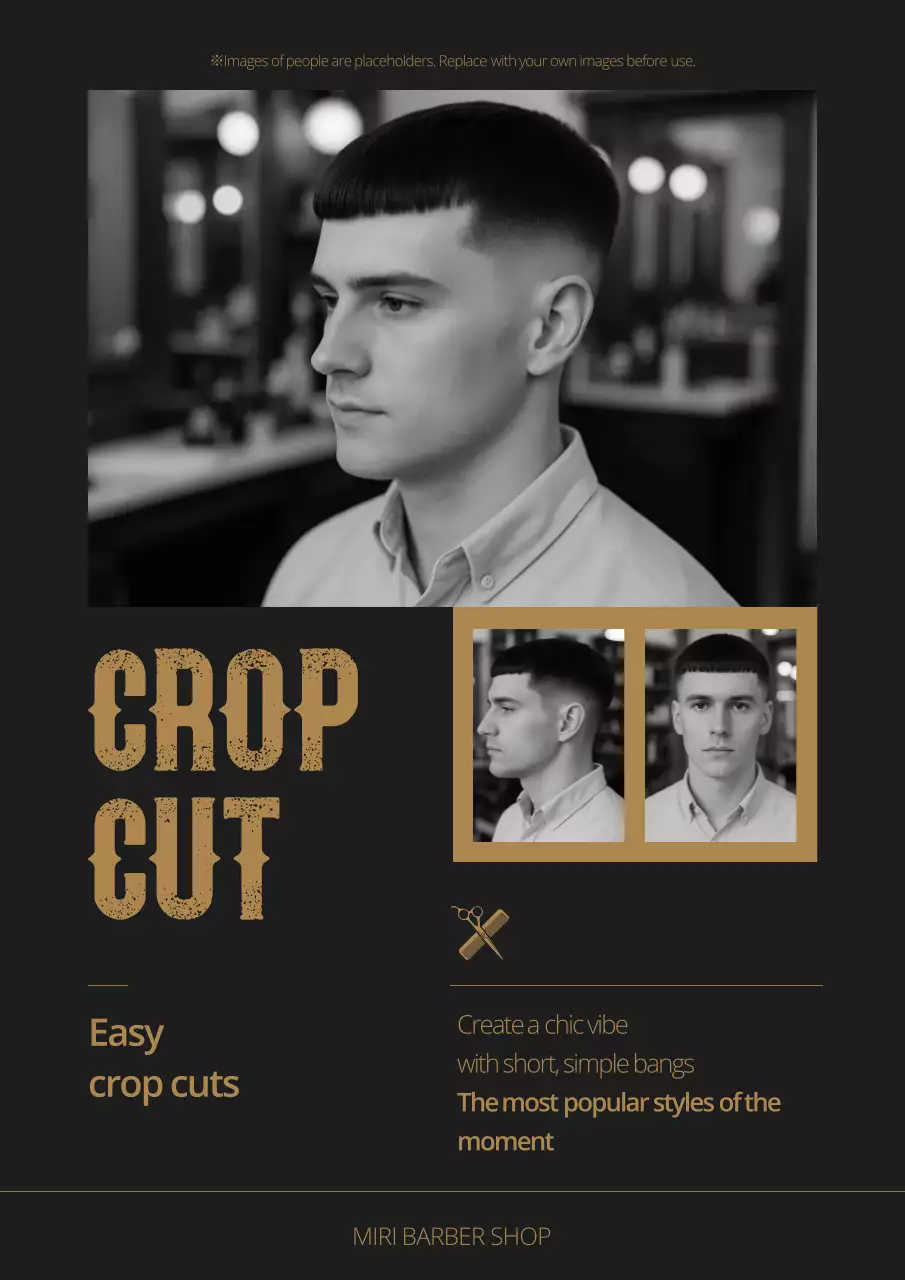 brown vintage grooming guide