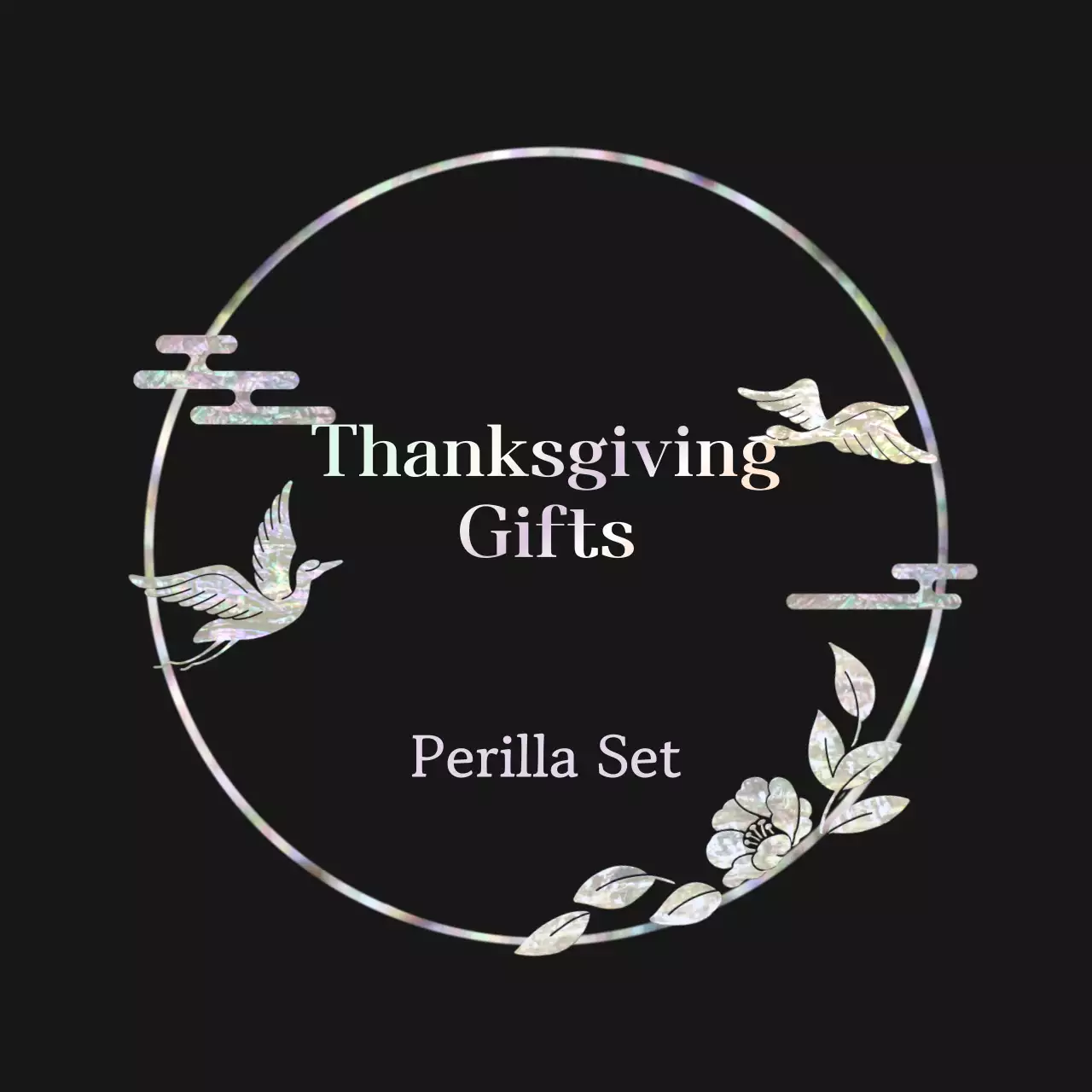 Black traditional Chuseok gift