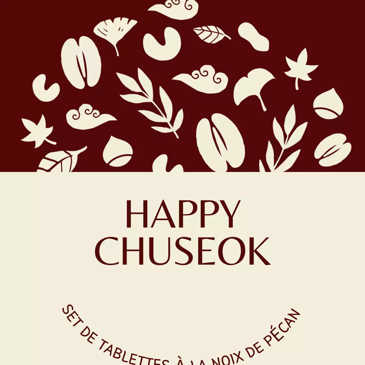 Commémoration traditionnelle rouge de Chuseok