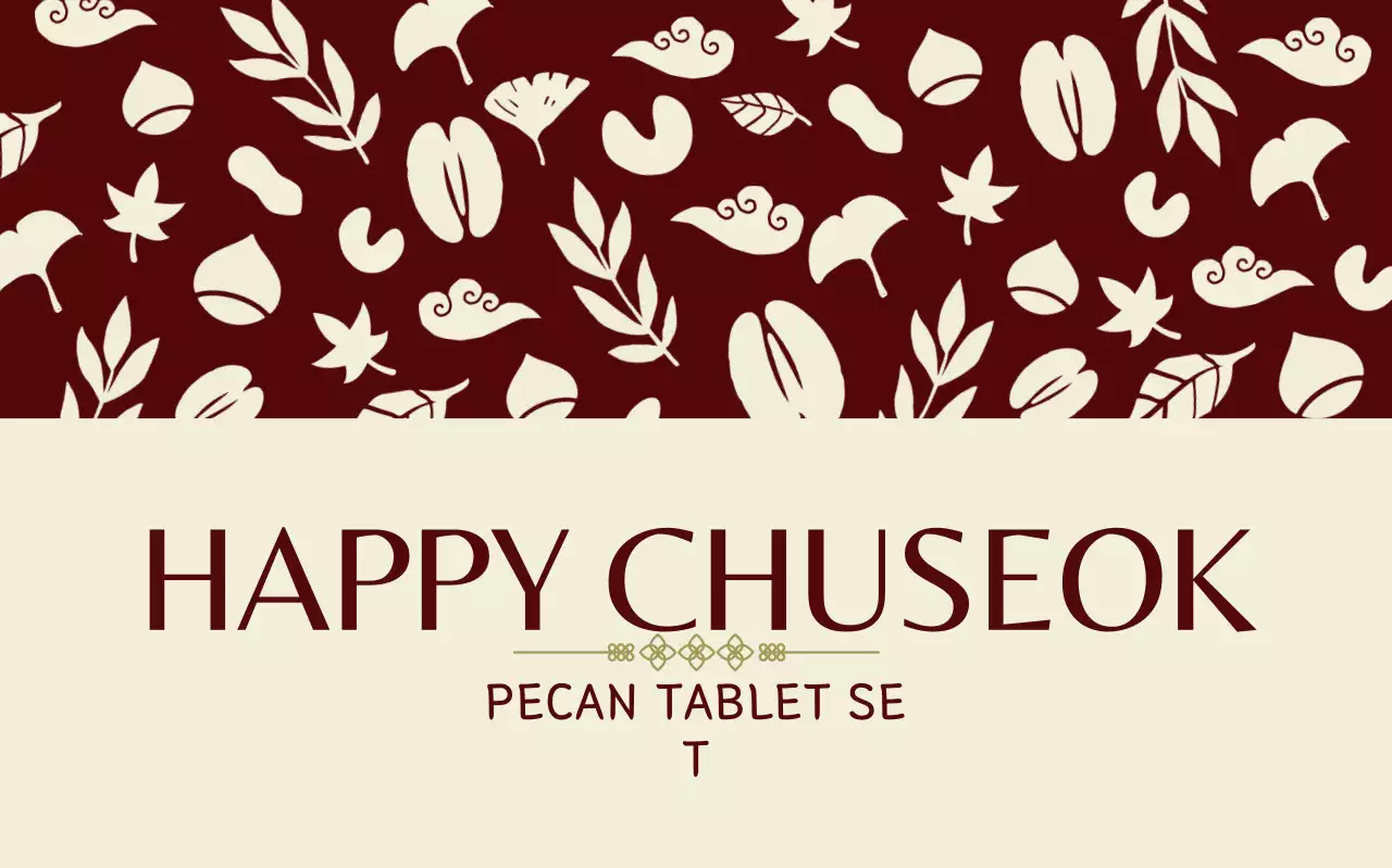 Perayaan Tradisional Chuseok Coklat