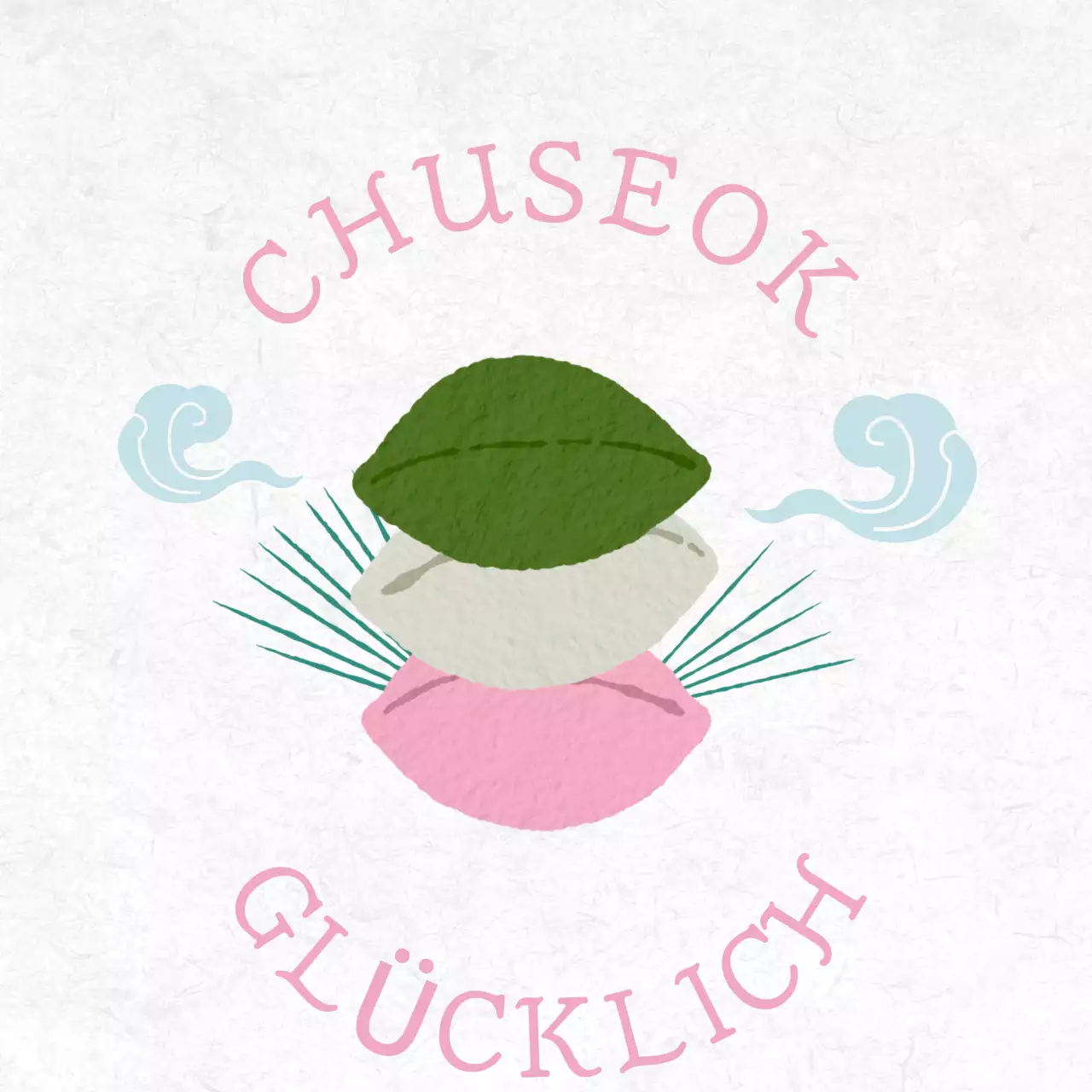 Weißes traditionelles Chuseok-Fest