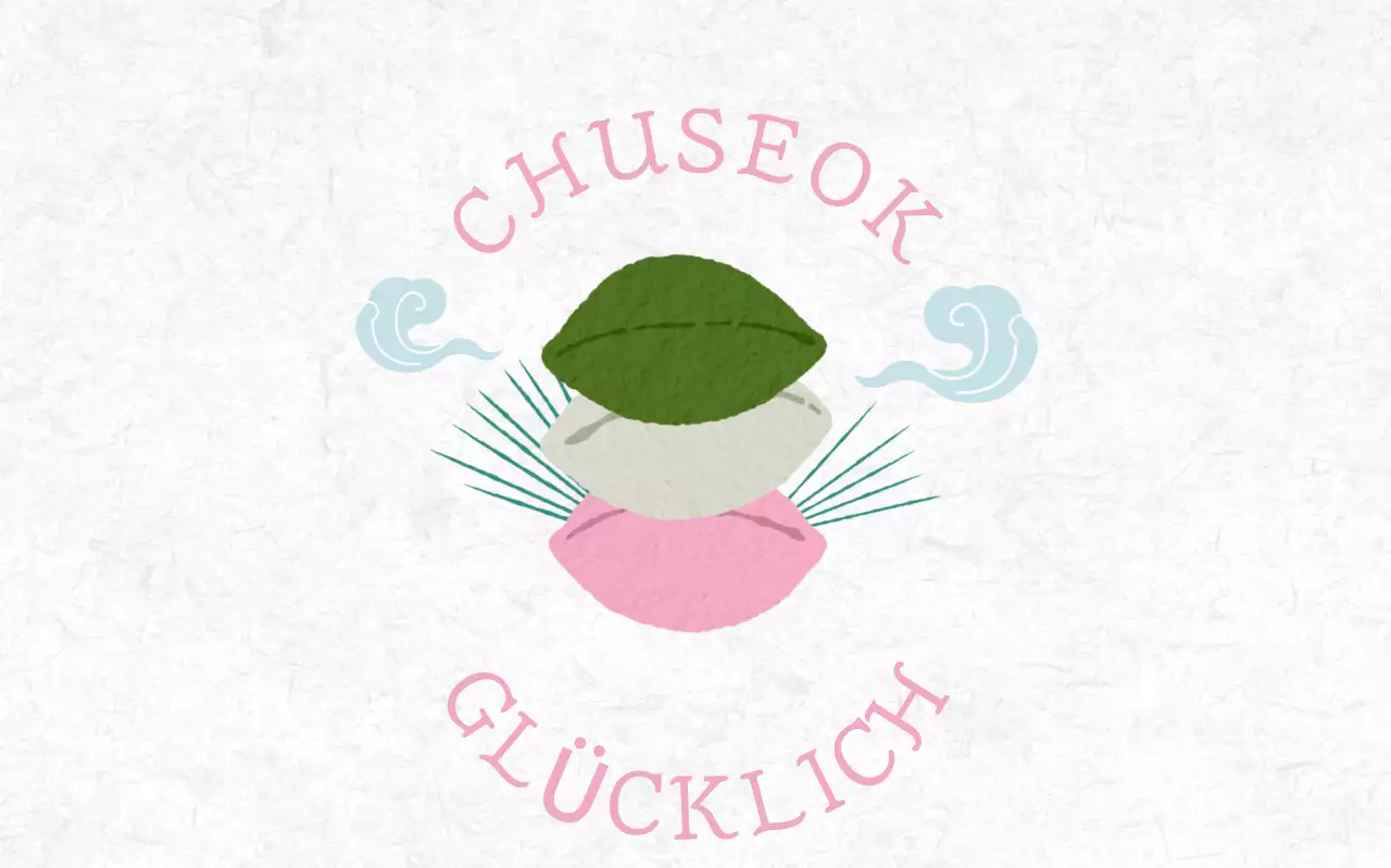 Weißes, einfaches Chuseok-Fest