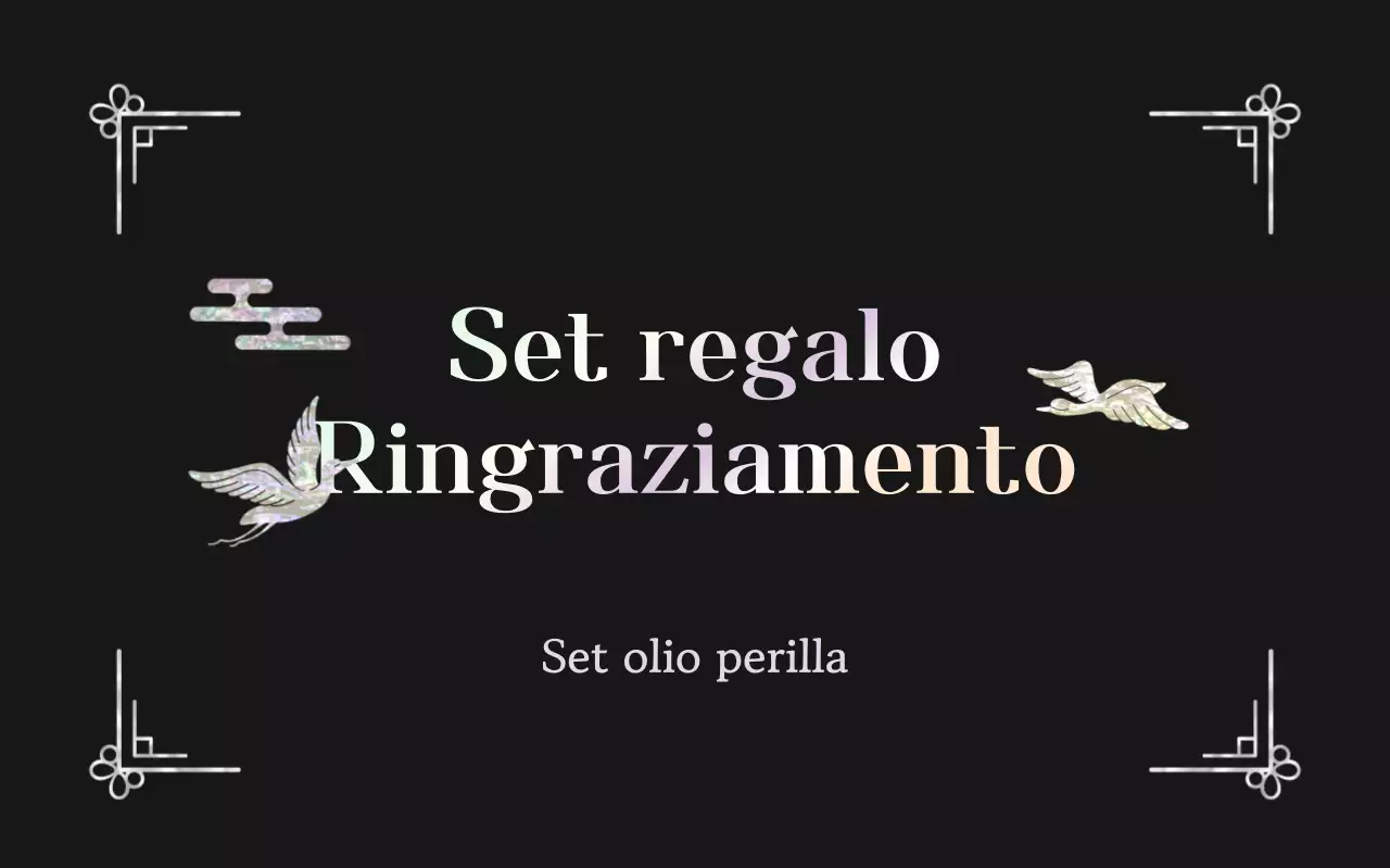 Regalo tradizionale Chuseok nero