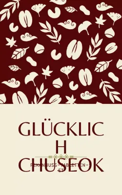 Beigefarbenes traditionelles Chuseok-Fest