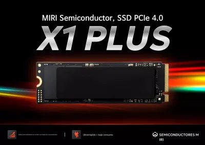 Anuncio de semiconductores modernos negros